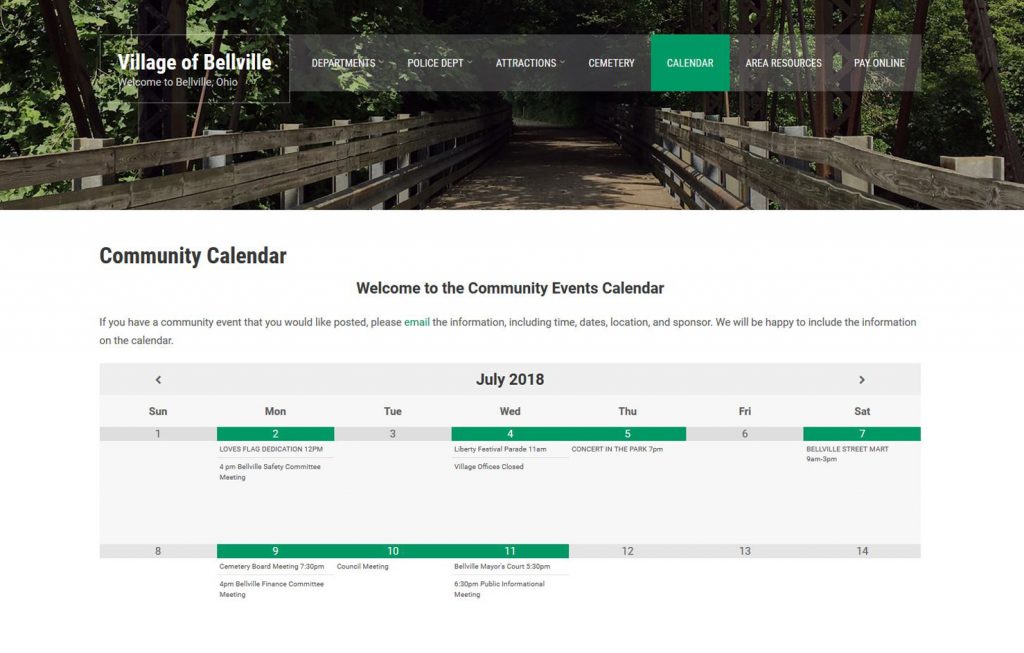 Community Calendar