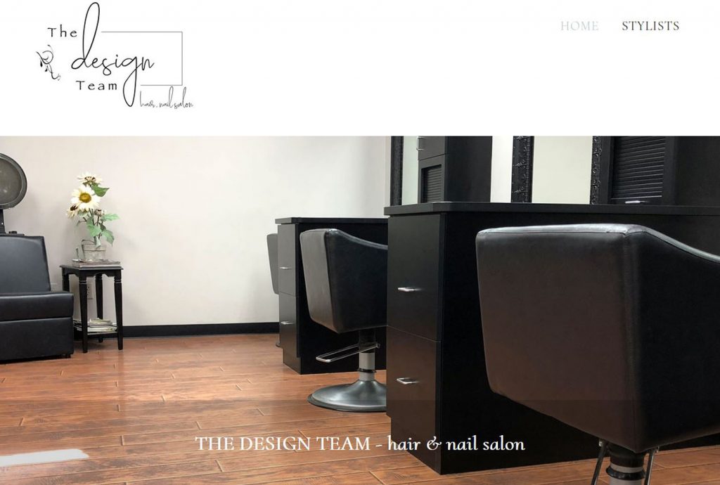 The Design Team - Hair & Nail Salon - home page